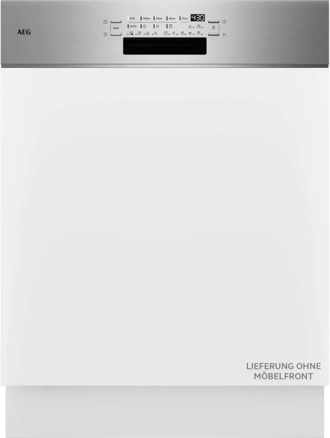 AEG 8000 Serie Geschirrspüler 60 cm, smarte WiFi-Funktion, flexible Körbe, Glasprogrammschutz, ZoneClean, leise 40 dB, effizienter Wasserverbrauch 8,4 L, Besteckschublade
