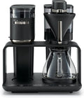 Melitta EPOS Kaffeemaschine mit integriertem Mahlwerk, Schwarz-Silber