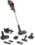Bosch Kabelloser Akkusauger ProAnimal mit HEPA-Filter und LED-Licht, 4Ah Akku, MicroClean-Technologie, Rot