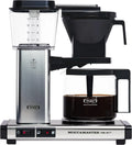 Moccamaster KBG Select Filterkaffeemaschine, 1.25L, Poliertes Silber, Präzisionsbrühtechnik