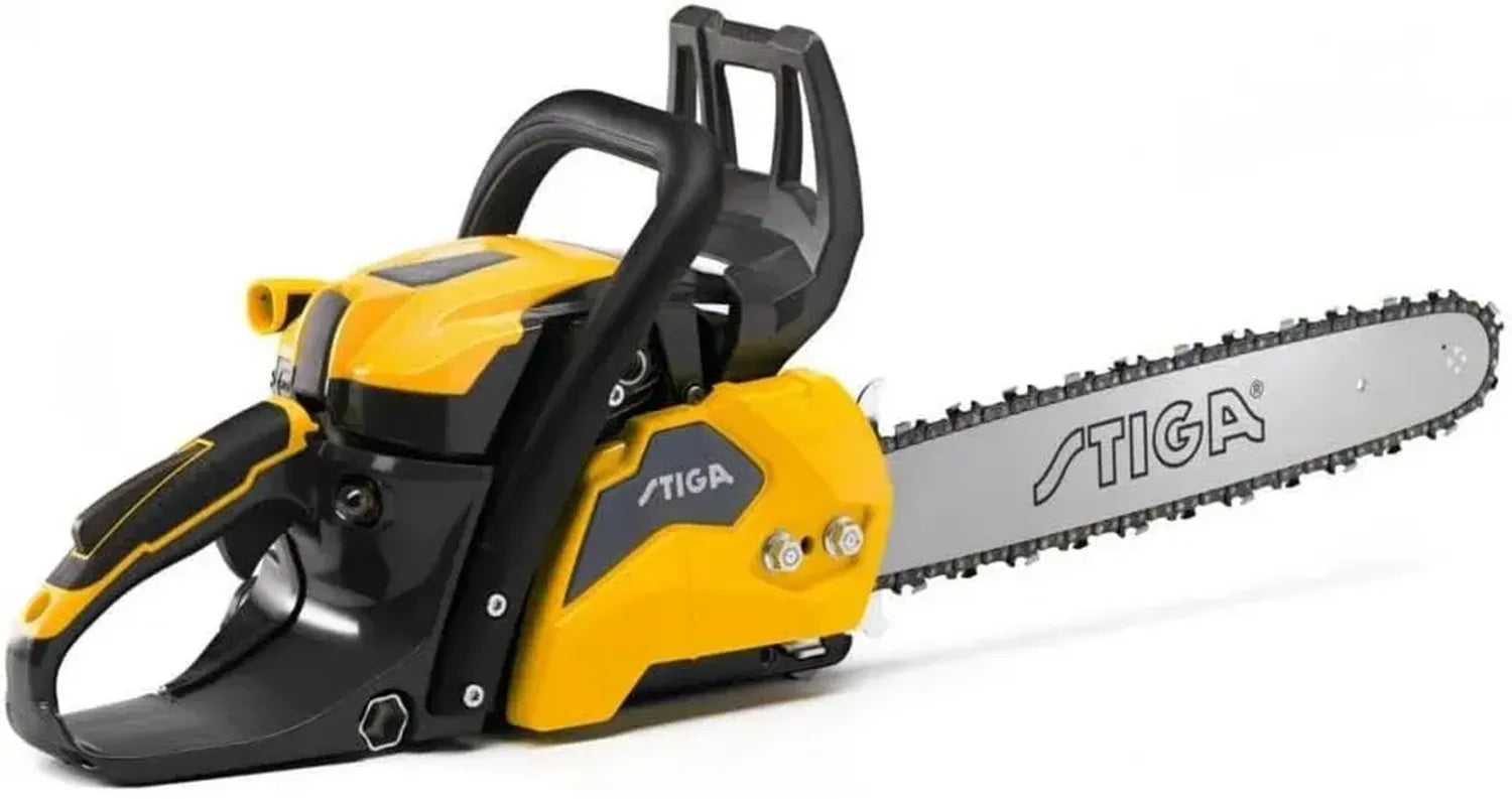 STIGA CS 545 Benzin-Kettensäge - Leistungsstarker 42,4cc Motor, 40cm Führungsschiene, Vibrationsdämpfung