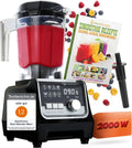 Leistungsstarker NUTRI-BLENDER MAX+ Mixer 2000W, 9 Stufen, 2L BPA-freier Tritan-Behälter, inkl. Smoothie-Rezeptbuch