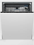 Beko Einbau-Geschirrspüler 60 cm, 15 Maßgedecke, Zeitvorwahl, PowerIntense, Schnellprogramm, 5 Modi, Watersafe+