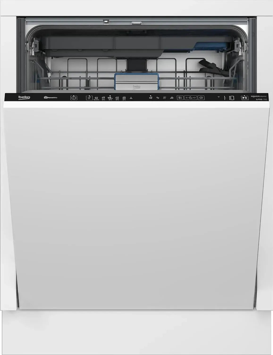 Beko Einbau-Geschirrspüler 60 cm, 15 Maßgedecke, Zeitvorwahl, PowerIntense, Schnellprogramm, 5 Modi, Watersafe+