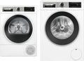 Bosch Serie 6 Wärmepumpentrockner 8 kg, A+++ Effizienz & Frontlader Waschmaschine 9 kg