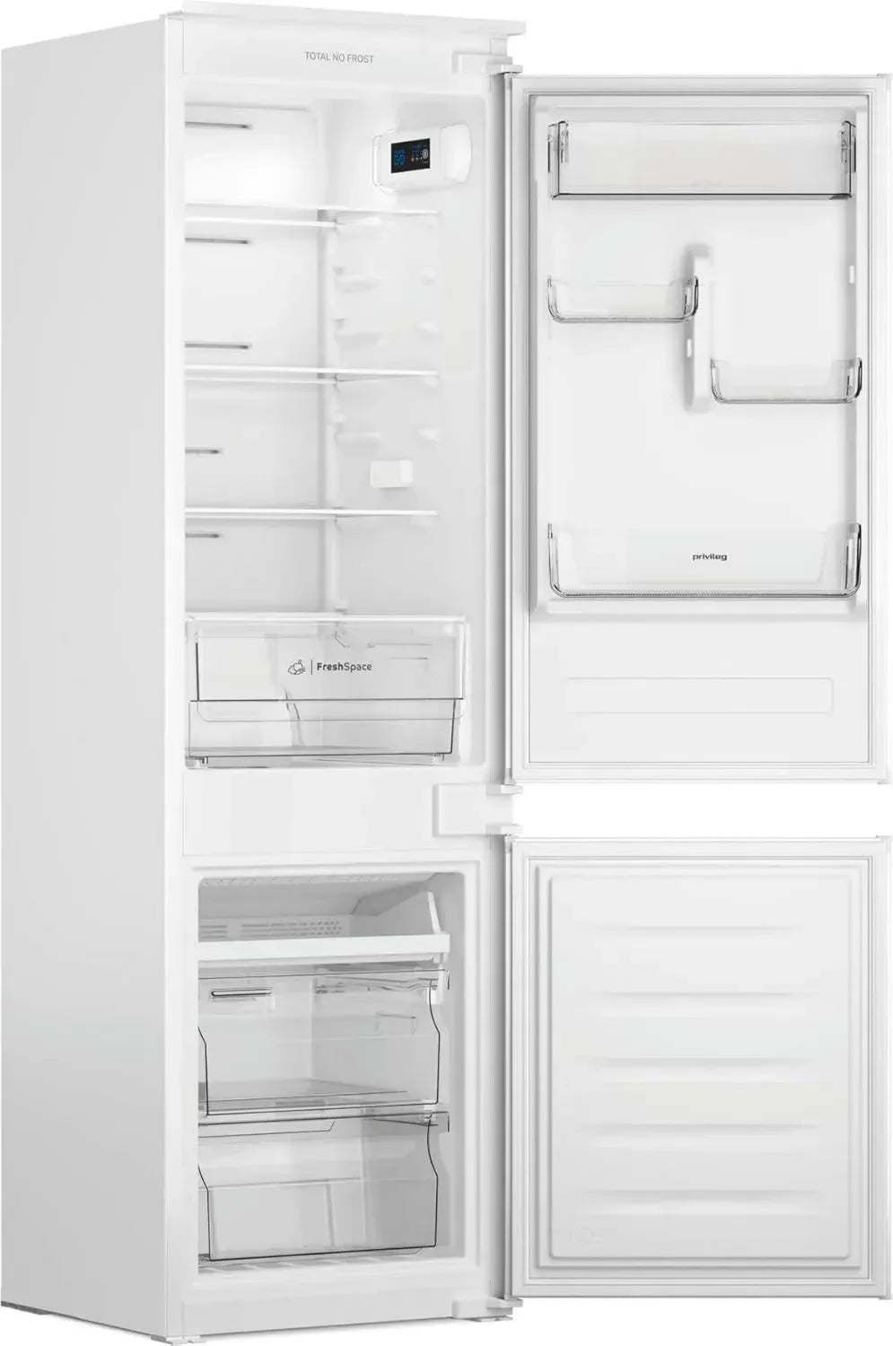 Privileg Einbau-Kühl-Gefrierkombination 158 cm mit LessFrost und automatischer Abtauung