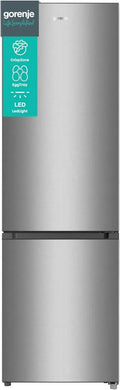 Gorenje Kühl-Gefrierkombination RK 4182 PS4, 180 cm, 198L Kühlraum, 66L Gefrierfach, Gemüseschublade, 39 dB, LED-Licht, Grau