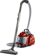 AEG Beutelloser Staubsauger für Haustierbesitzer, 750W, 9m Radius, Spezialdüsen für Tierhaare, 1,4L Behälter, Hygienefilter, Leise, Rot