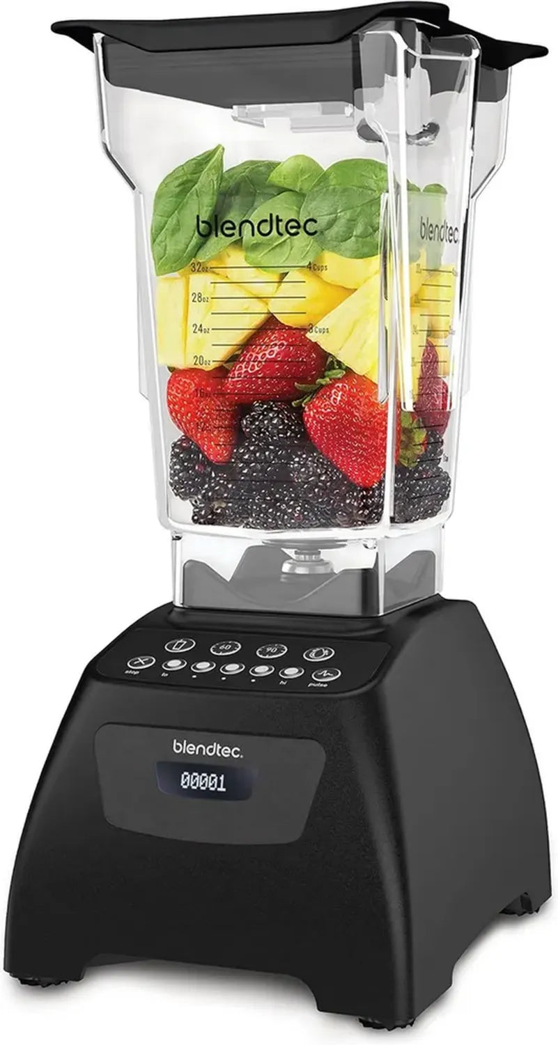 Blendtec Standmixer Classic 575 – Leistungsstark, 1580 Watt, 4 Programme, 5 Geschwindigkeiten, Pulsmodus, FourSide Behälter