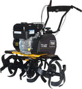 TEXAS Benzin-Gartenfräse TX602B mit leistungsstarkem Motor, 30-85 cm Arbeitsbreite, 208 cm³, 4-Takt, 4200 W, 5,7 PS, Vorwärts- und Rückwärtsgang, 33 cm Arbeitstiefe