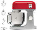 Kenwood kMix KMX750RD Küchenmaschine, 5L Edelstahl, 1000W, Sicheres Metallgehäuse, Inklusive Patisserie-Set und Spritzschutz, Rot
