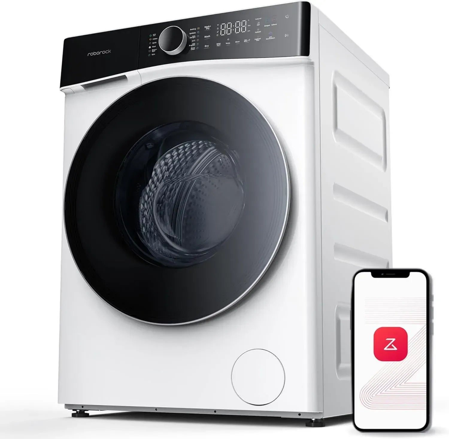 roborock Zeo Lite 10 kg Waschmaschine und 6 kg Trockner mit Zeo-Zyklus-Technologie und LintClear Selbstreinigung