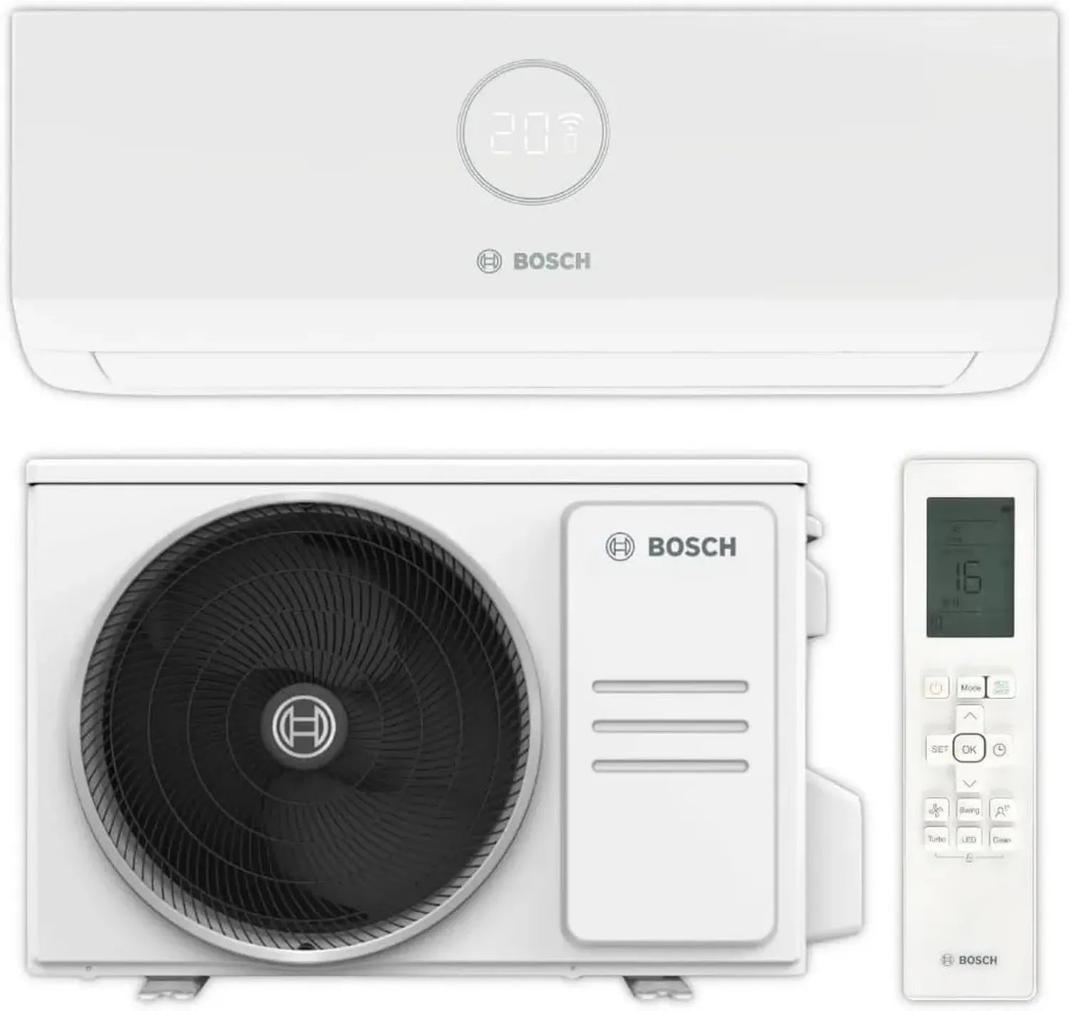 Bosch Inverter-Klimaanlage Climate 3000I, Split-System, 3.5-3 kW