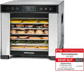 ROMMELSBACHER Dörrautomat DA 650 mit LCD-Display, 7 Edelstahl-Tabletts und einstellbarer Temperatur