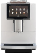 Tchibo Kaffeevollautomat mit Touchscreen und Milchschaum, 1500W, 2L Wassertank, Weiß