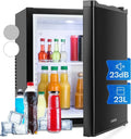 Klarstein 23L Kompaktkühlschrank, leise Minibar für Getränke & Kosmetik, verstellbare Ablage
