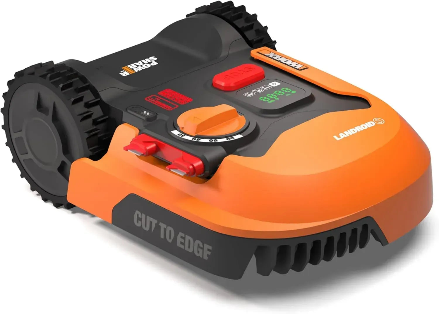WORX Landroid WR169E Rasenmähroboter mit App-Steuerung für Gärten bis 300m², AIA-Navigation und Cut-to-Edge Technologie