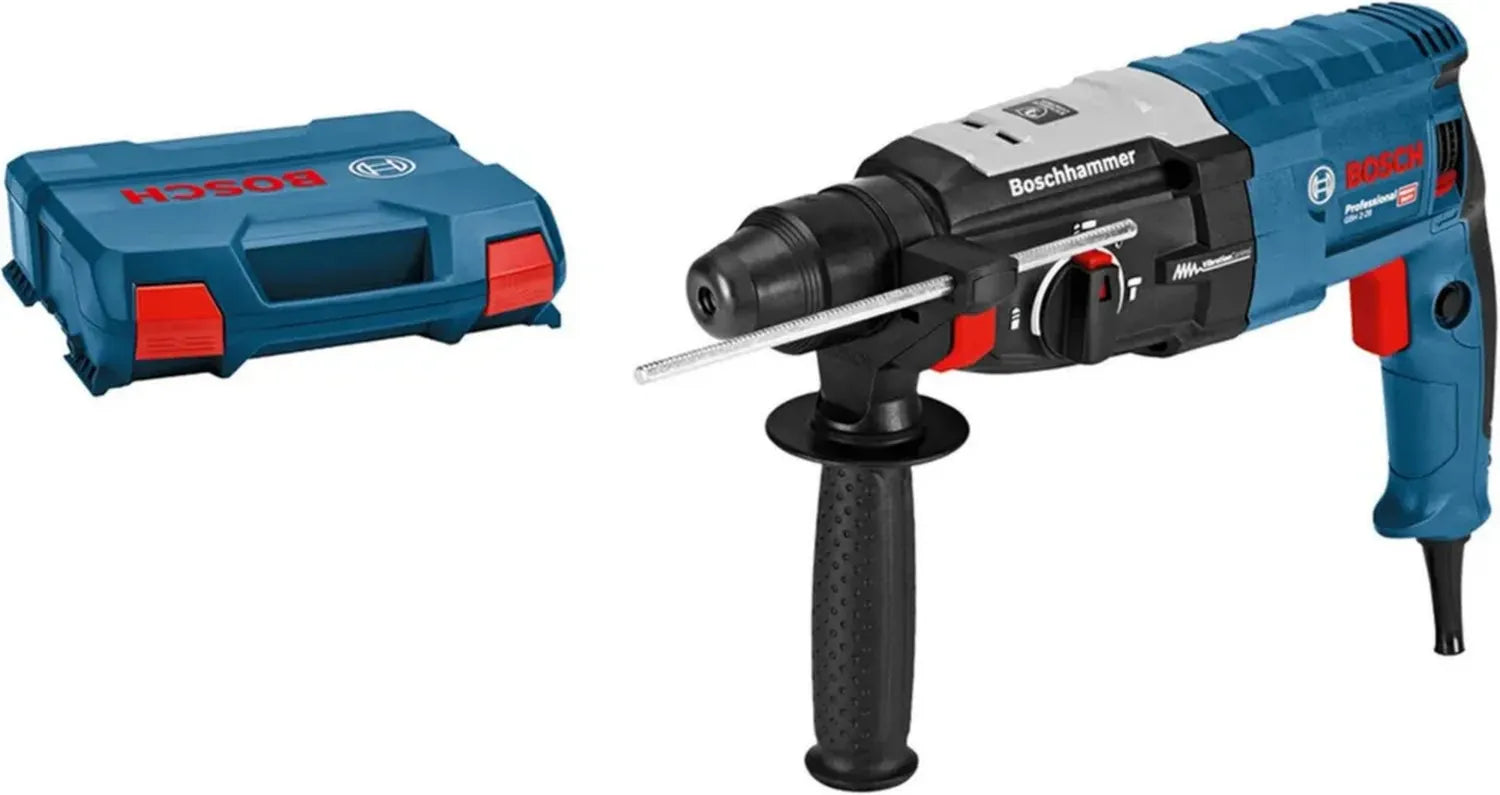 Bosch SDS-plus Bohrhammer GBH 2-28 F mit Zusatzhandgriff und L-BOXX