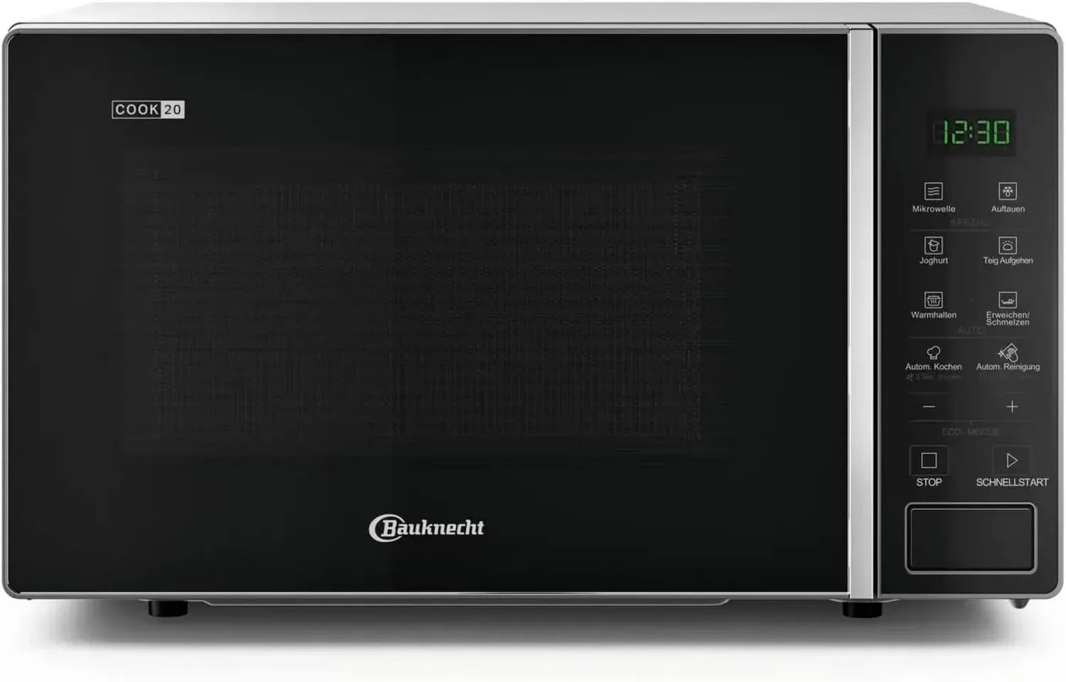 Bauknecht MWK 201 B Mikrowelle - 20L, Automatikprogramme, Schmelzen, Schnellstart, Warmhalten, Teig gehen lassen