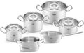 Fissler Premium Edelstahl-Kochgeschirr-Set, 6-teilig, Induktion geeignet