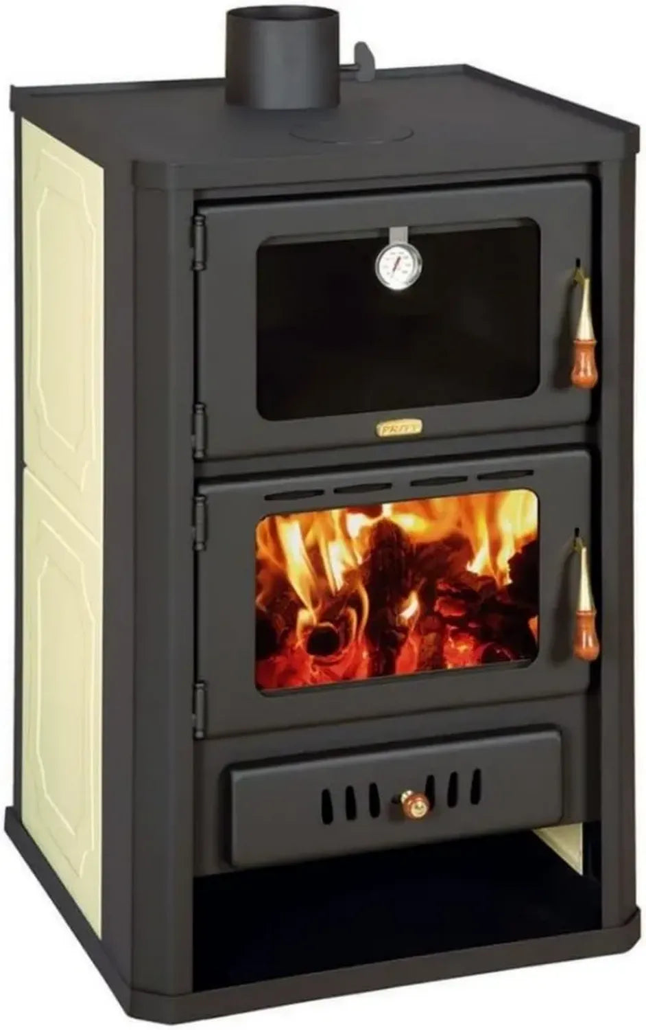 Prity FG W15 Heizkamin mit Wassersystem und Backfunktion, 19.4kW