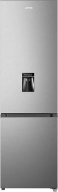 Gorenje Kühl-Gefrierkombination 268L, Wasserspender, LED-Beleuchtung, Inverter-Kompressor, Grau