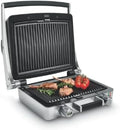 Fritel Waffeleisen & Grill: Vielseitiges Gerät mit Wechselplatten, PFAS-frei, 1600 W, 60-Minuten-Timer, Hellgrau