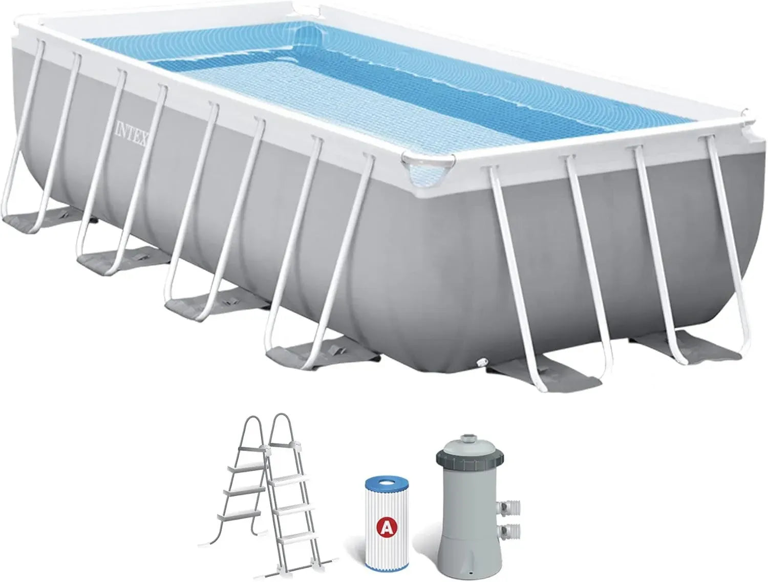 Intex Prism Frame Rechteckpool-Set 4m x 2m x 1m
